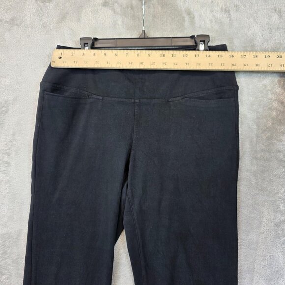 J.Jill Pants Womens Medium Black Wearever Collection Pull-On Stretch Leggings - Picture 2 of 12